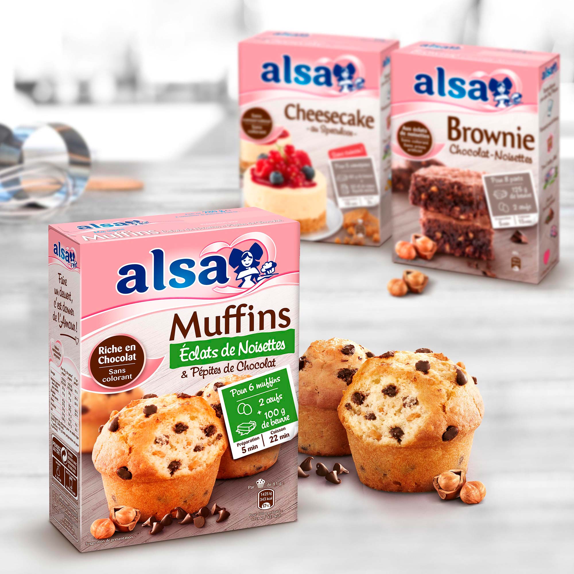 Packaging Alsa | Muffins, Brownie & Cheesecake