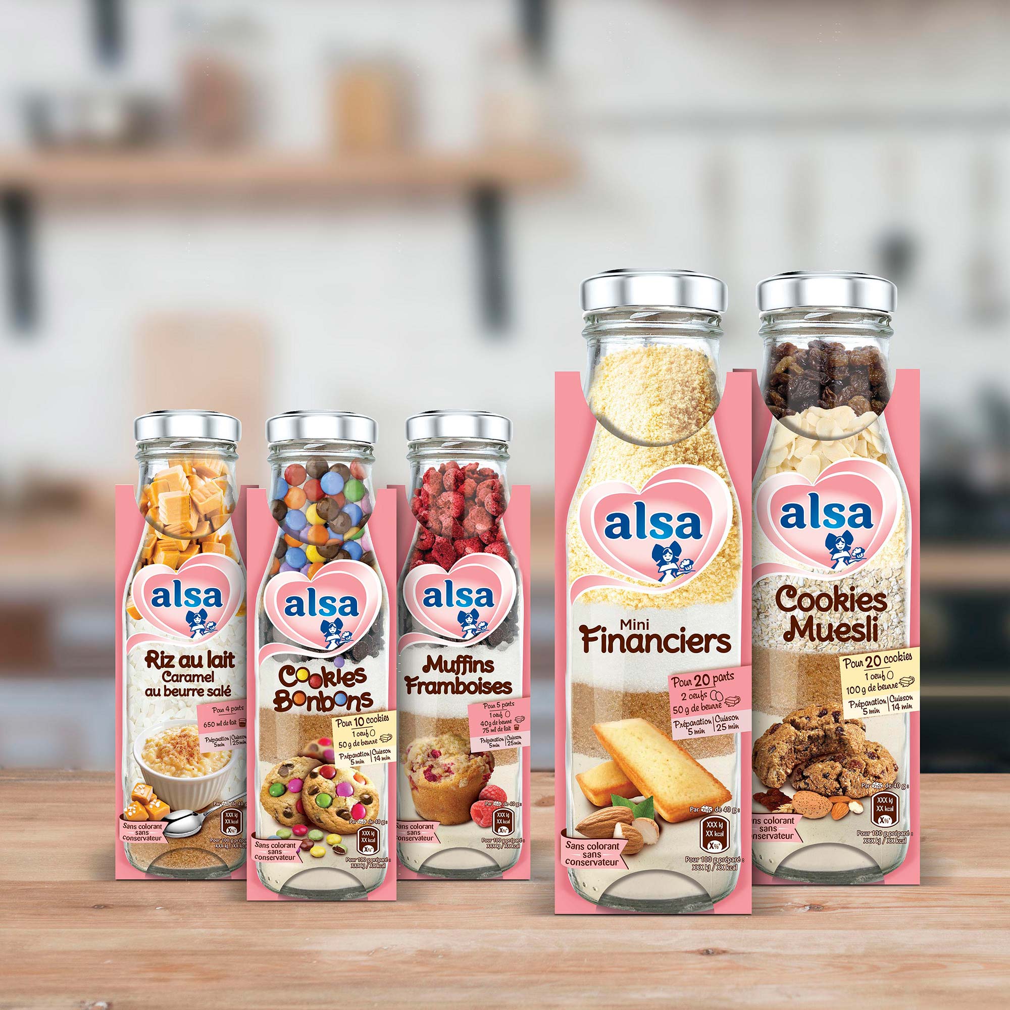 Packaging Alsa | Gamme en bouteilles en verre