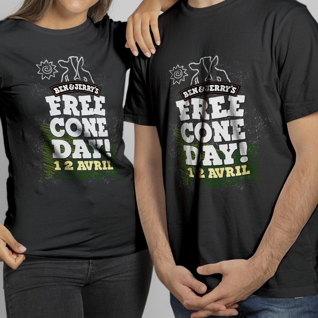 T-shirt Ben&Jerry's pour le Free Cone Day