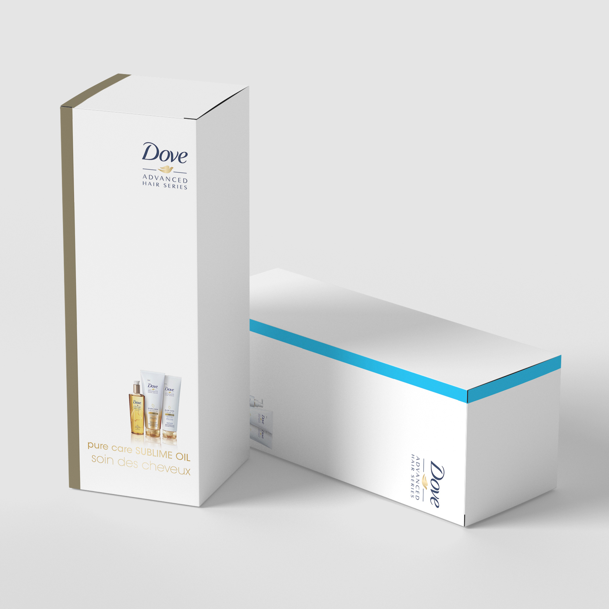 Packaging Dove | Gamme Soin des Cheveux