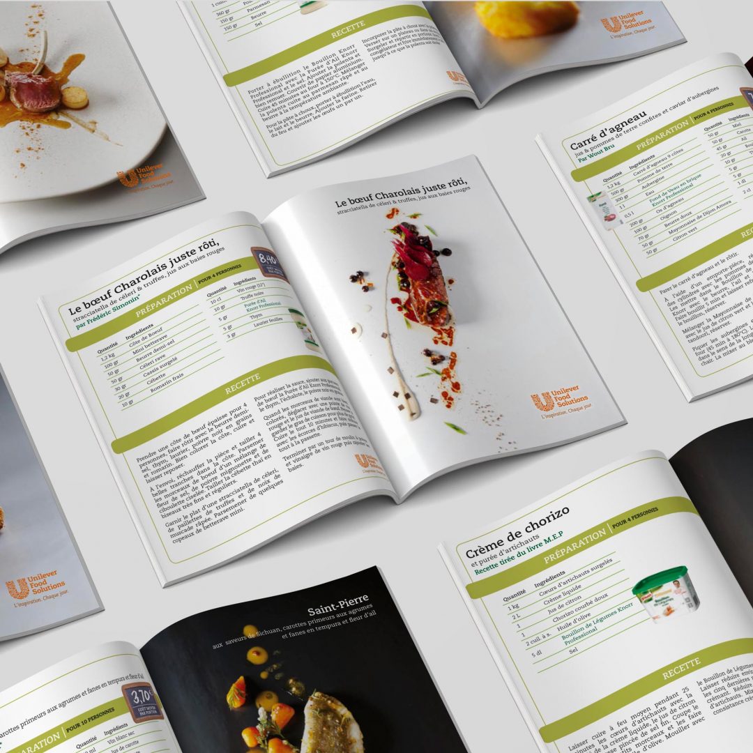 Brochure Foodsolution | Fiches recettes - 12 pages